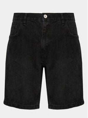 Shorts en jean large Redefined Rebel noir
