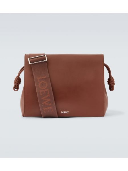 Läder crossbody väska Loewe brun