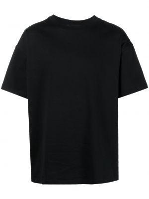 T-shirt con scollo tondo Styland nero
