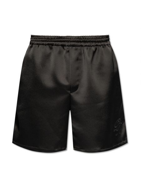 Satin shorts Balmain schwarz