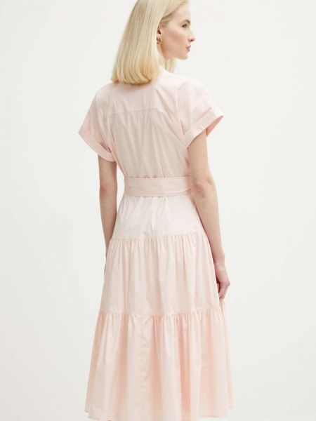 Розкльошена сукня Lauren Ralph Lauren рожева