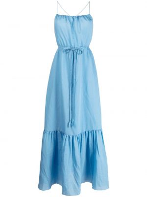 Koktejlkové šaty Alice + Olivia modrá