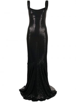 Večerna obleka s cekini Atu Body Couture črna