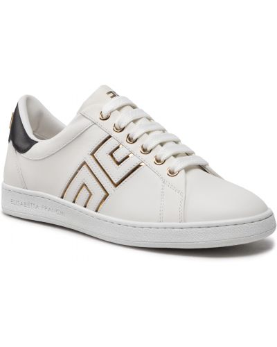 Sportcipő ELISABETTA FRANCHI - SA-03G-26E2-V320 Avorio/Nero - fehér