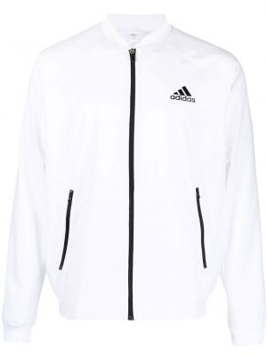 Sport trykt lett jakke Adidas Tennis hvit