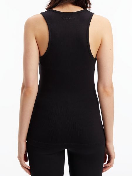 Кроп-топ с вырезом на спине Calvin Klein черный