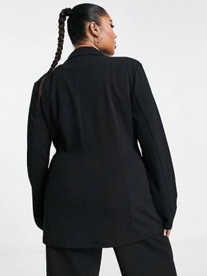 Трикотажный пиджак Asos черный