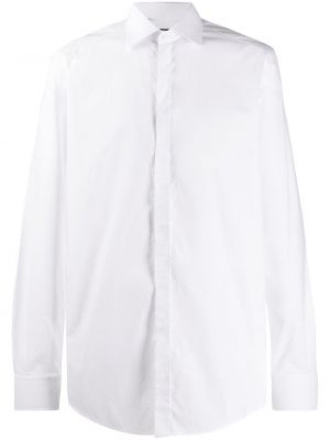 Camisa con lunares manga larga Dolce & Gabbana blanco