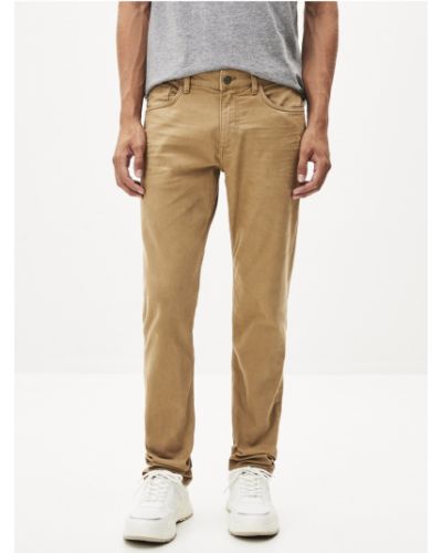 Priliehavé džínsy s rovným strihom Celio hnedá
