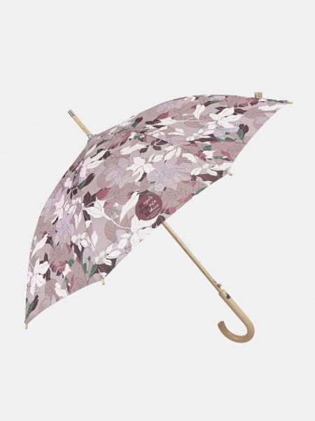 Paraguas de flores Perletti granate