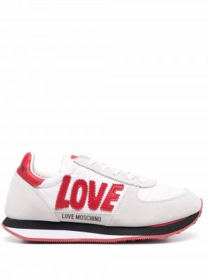 Sneakers med applikationer Love Moschino