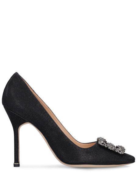 Calzado con tacón Manolo Blahnik negro