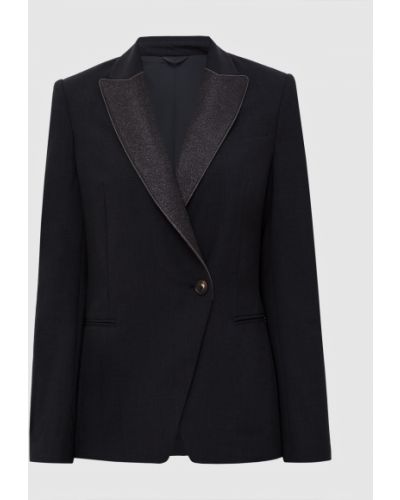 Шерстяной пиджак Brunello Cucinelli серый