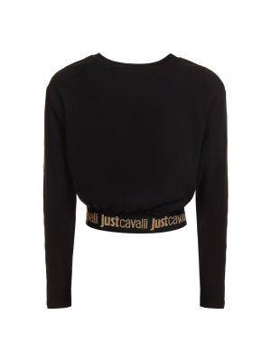 Sweatshirt mit langen ärmeln Just Cavalli schwarz