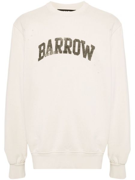 Raštuotas medvilninis džemperis Barrow smėlinė