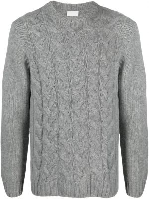 Кашмирен пуловер Allude сиво
