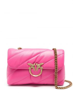 Стеганая сумка Pinko, розовая