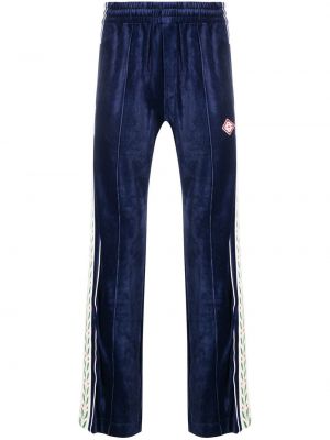 Pantaloni cu dungi Casablanca albastru