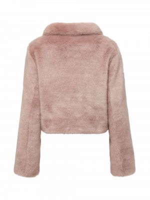 Bunda s kožíškem Unreal Fur růžová