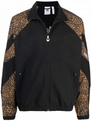 Cortaviento leopardo Adidas marrón