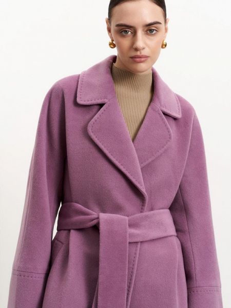 Пальто Brusnika фиолетовое
