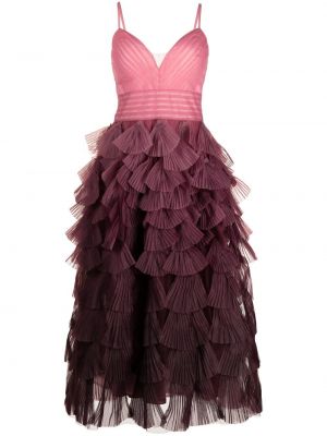 Šaty Marchesa Notte, růžová