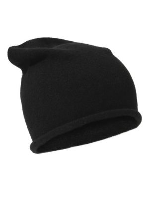 Черная кашемировая шапка Ftc