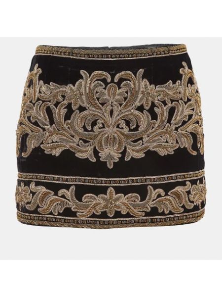 Faldas-shorts de terciopelo‏‏‎ Dolce & Gabbana Pre-owned