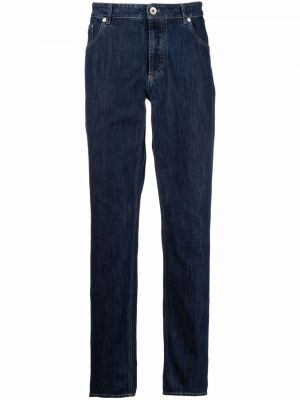 Slank skinny jeans Brunello Cucinelli blå