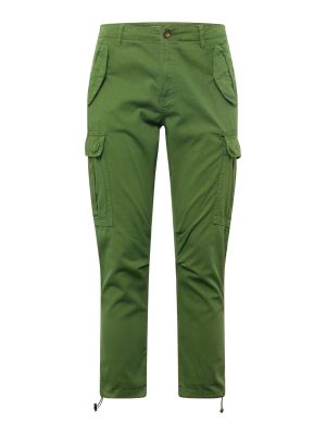Карго панталони Redefined Rebel зелено