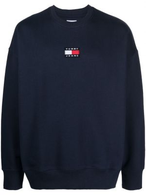 Rund hals sweatshirt Tommy Jeans blå