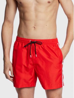 Pantaloni scurți Calvin Klein Swimwear roșu
