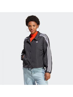 Triibuline jakk Adidas Originals valge