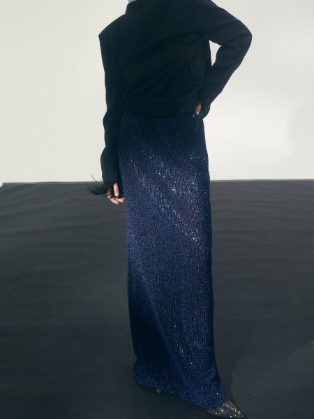 Длинная юбка Gepur синяя
