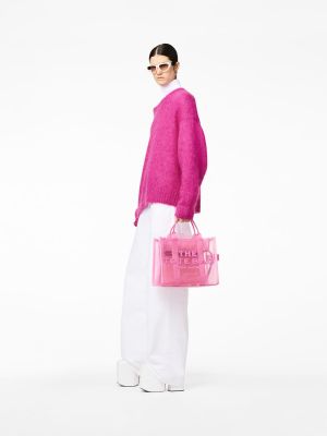 Nakupovalna torba z mrežo Marc Jacobs roza