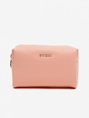 Kozmetikai táska Guess rózsaszín