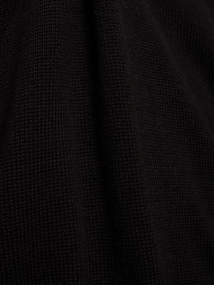 Памучен пуловер Disclaimer черно