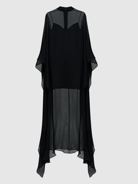 Шовкова сукня Taller Marmo чорна