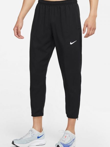 Бег брюки на молнии Nike черные