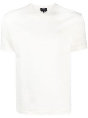 Medvilninis marškinėliai A.p.c. balta