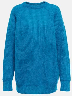 Džemper od mohera Max Mara plava