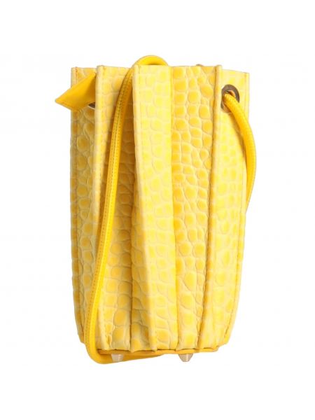 Желтая сумка через плечо Sara Battaglia