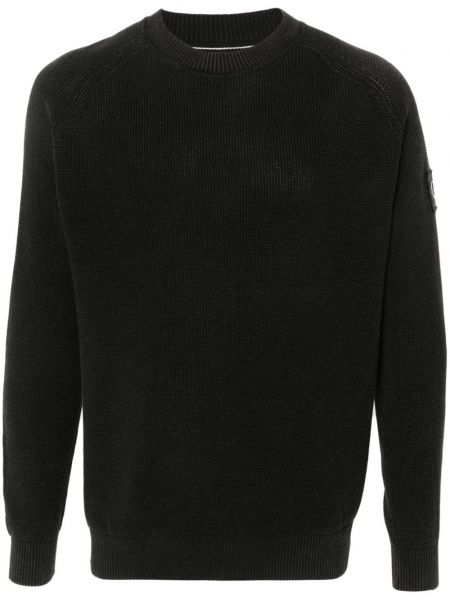 Памучен пуловер Calvin Klein Jeans черно