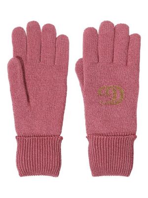 Перчатки из вискозы Gucci розовые