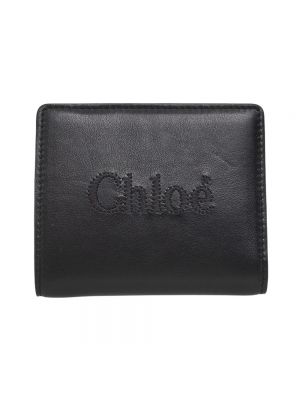Geldbörse mit stickerei Chloé schwarz