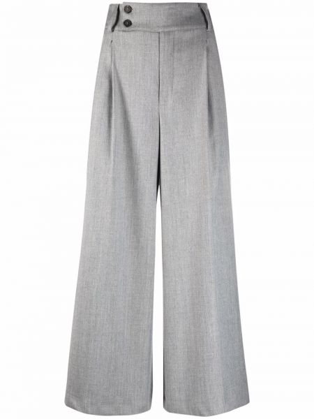 Pantalones bootcut Semicouture gris