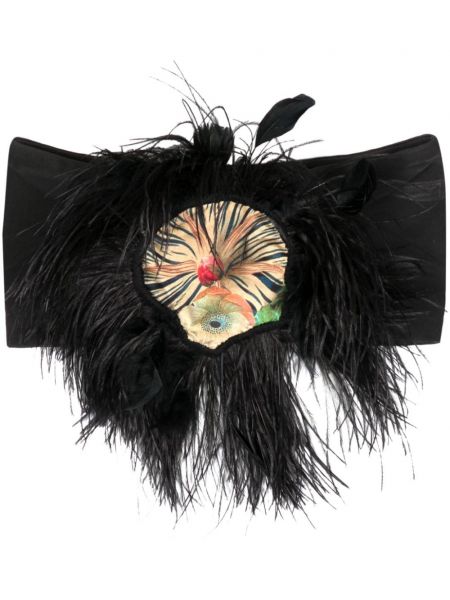 Σουτιέν bandeau με φτερά Cynthia Rowley μαύρο