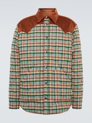 Reverzibilna jakna s karirastim vzorcem Marni