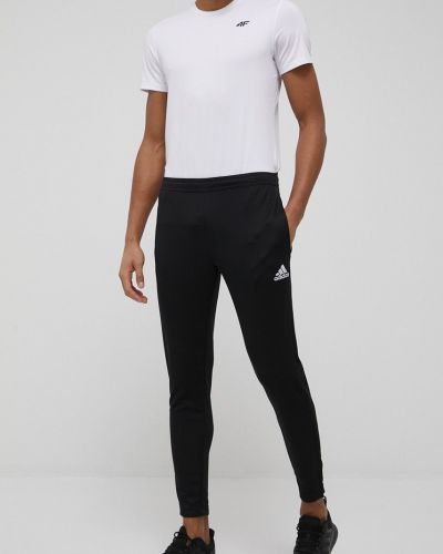 Spodnie sportowe dopasowane Adidas Performance czarne