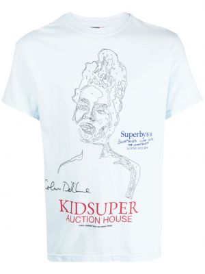 Raštuotas medvilninis marškinėliai Kidsuper